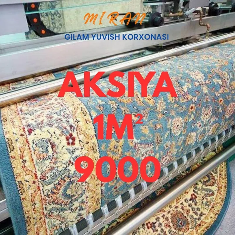 Gilam yuvish aksiya 9009