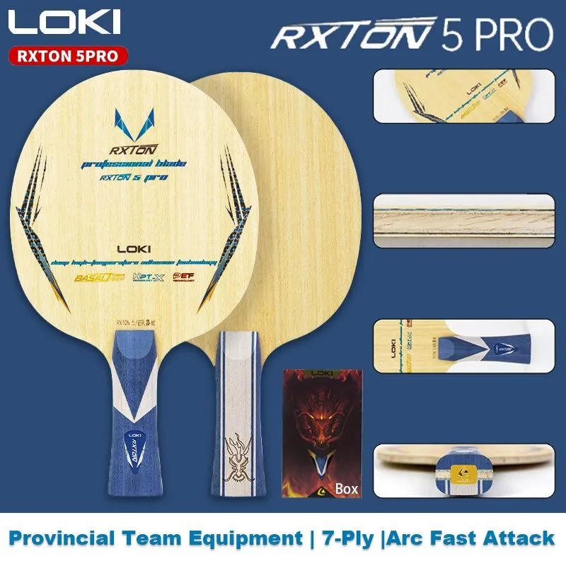 Профессиональное основание для настольного тенниса LOKI RXTON 5 PRO