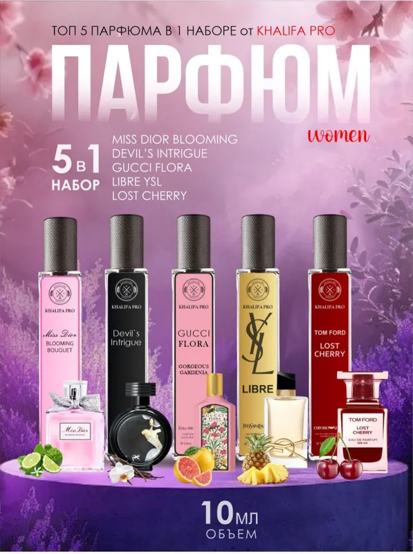 Mashhur 6 ta ayollar atiri Sifat va kafolat birga