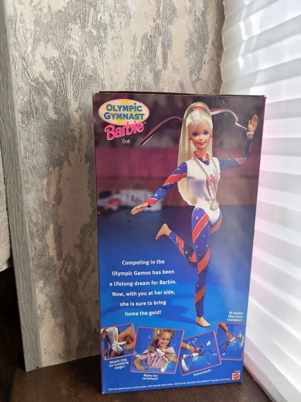 Barbie olimpic gymnast 1996 год оригинал — фото 3