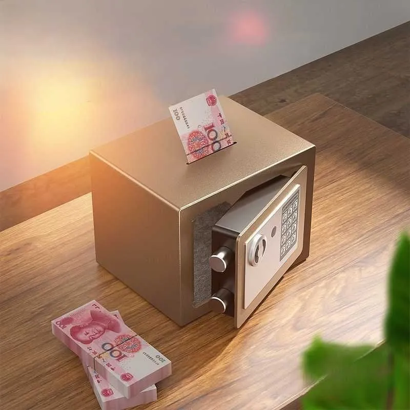 Mini сейф / Uy va ofis / Kod + Kalit / Metall / Barmoq izi / Smart 4 Mini сейф / Uy va ofis / Kod + Kalit / Metall / Barmoq izi / Smart 4