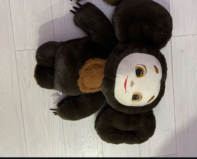 Мягкая игрушка чебурашка меховой