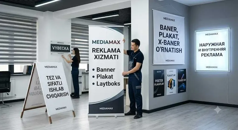 Banner, plakat, shtender, laytboks | Штендер | плакат | роллап, баннер 1