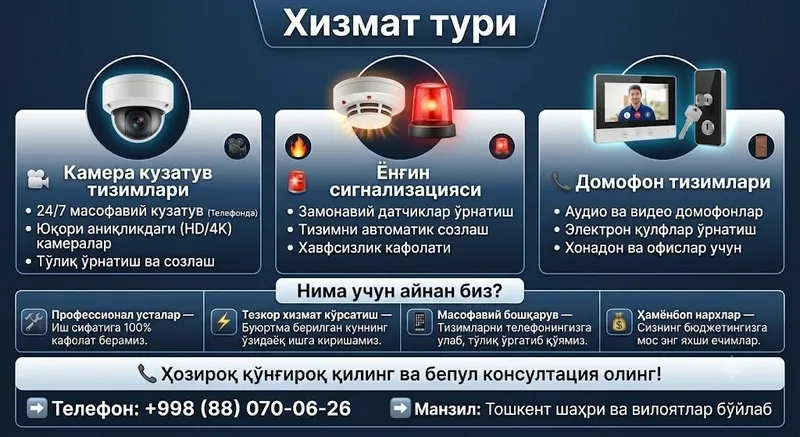 Камара установка и ремонт