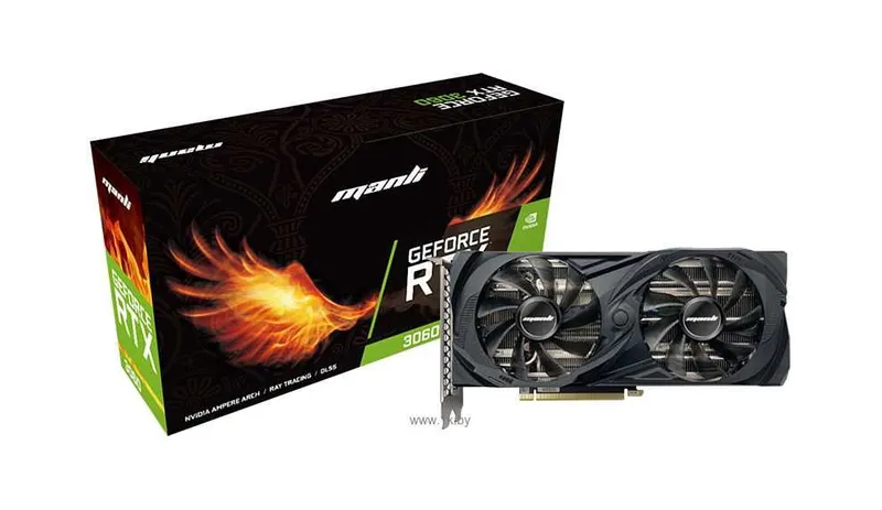 ;Видеокарта MANLI RTX3060 12GB GDDR6 1 ;Видеокарта MANLI RTX3060 12GB GDDR6 1