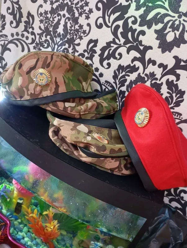 Военные шапки, беретка