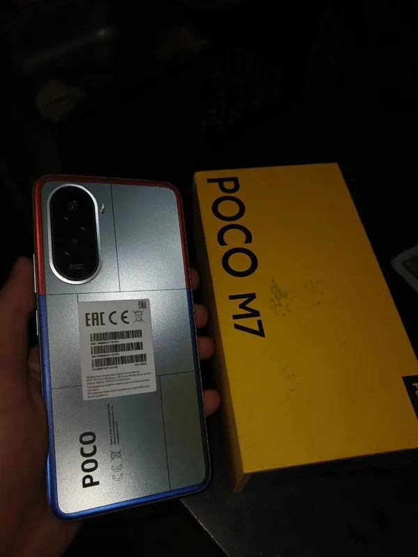 Poco m7 sotiladi 8+4/256gb garantiya