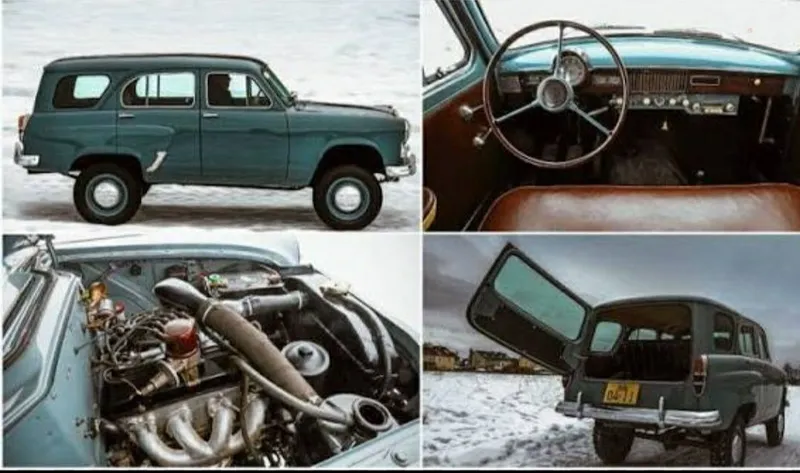 Первий советский лухкавоой автомобиль жип 4х4 москвич м 411. — фото 5