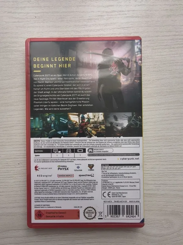 Продаю Cyberpunk 2077 Ultimate Edition (полное издание) Switch 2 — фото 1