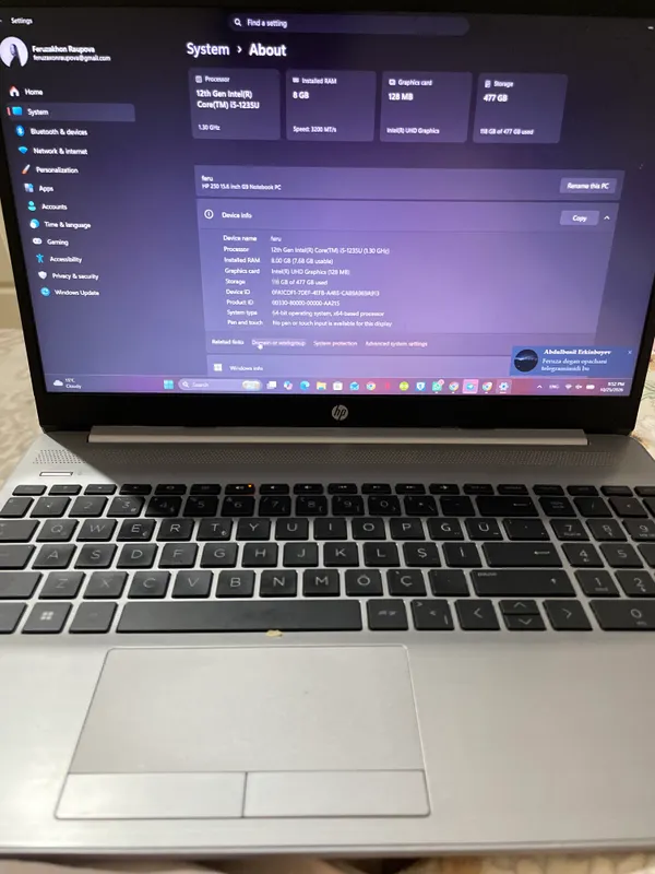 hp ноутбук 4