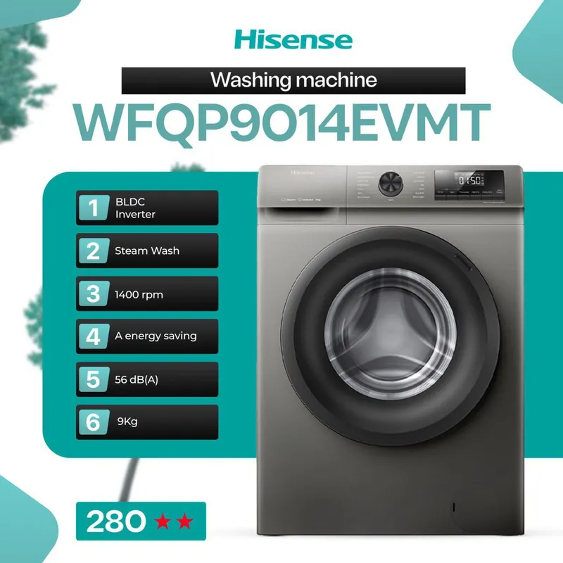 Hisense Kir moshina, Стиральная машина Хисенсе — фото 2