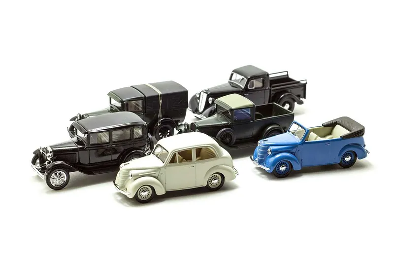 Игрушечные ретро автомобили, машины ф-мы Наш Автопром, масштаб 1:43. — фото 1