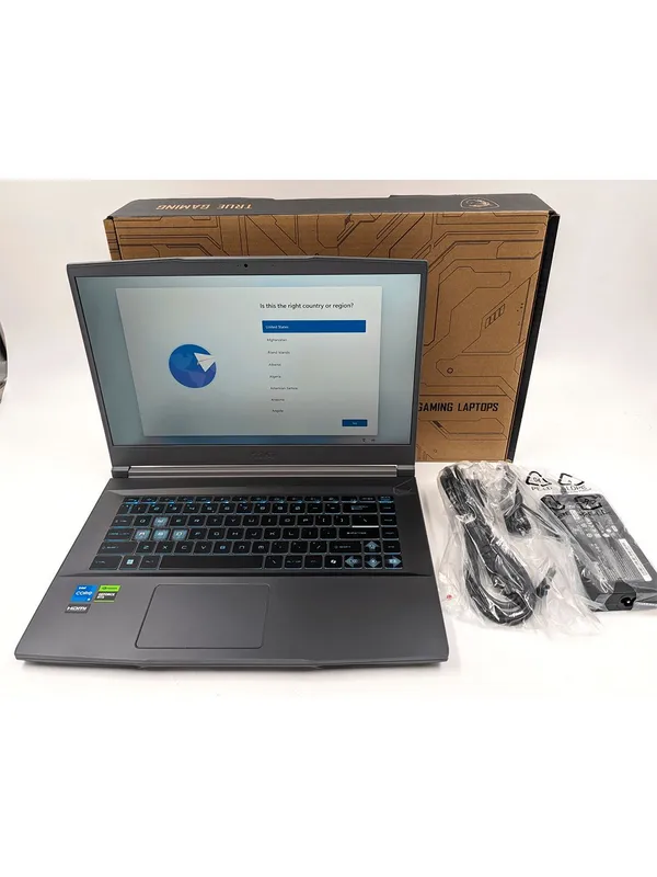 MSI Thin 15 | RTX 4050 6GB | i5-13420H |16GB 512GB 6 MSI Thin 15 | RTX 4050 6GB | i5-13420H |16GB 512GB 6