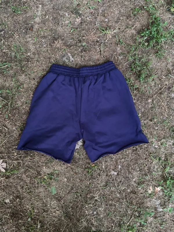 Sp5der Navy-Blue Shorts (Шорты Люкс Качества) — фото 4