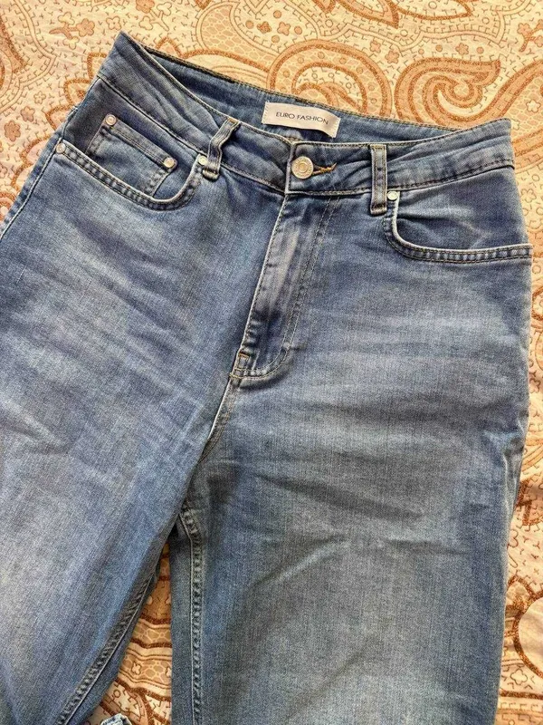 Джинсы фасона Mom Fit, р.44 — фото 3