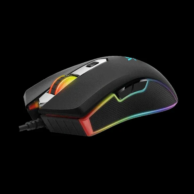 Rapoo V28S Проводная оптическая игровая мышь с RGB — фото 2