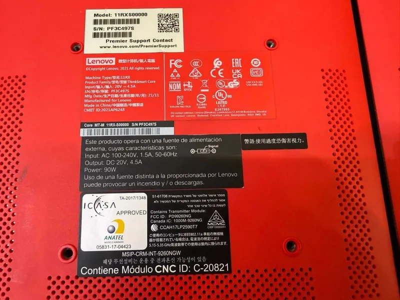 MiNi PC Lenovo ThinkCentre 11RX Core i5-1145G7E ram 8 ssd 256 — фото 5