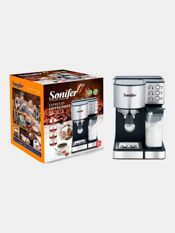 Кофемашина кофеварка латте эспрессо капучино американо SONIFER sf-3573 3 Кофемашина кофеварка латте эспрессо капучино американо SONIFER sf-3573 3