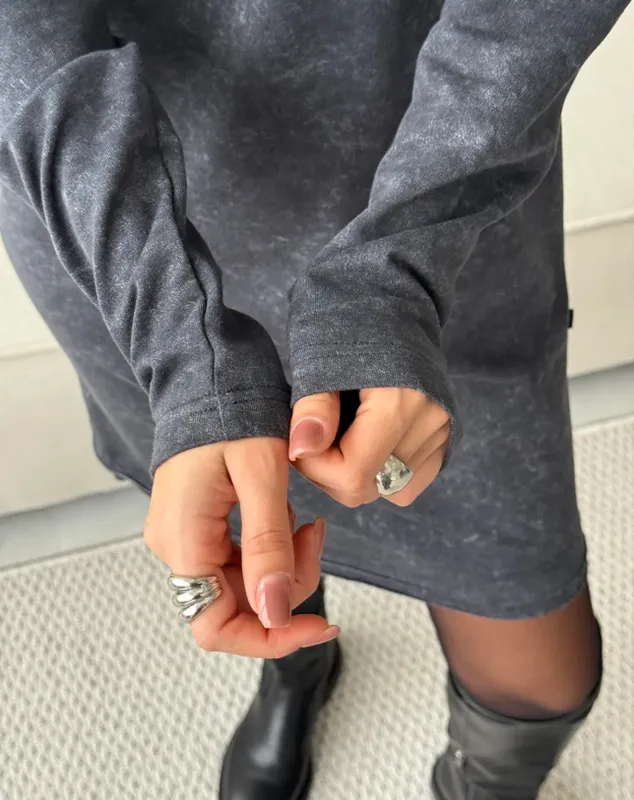 Trikotaj kundalik oversayz ko‘ylak Size S 4 Trikotaj kundalik oversayz ko‘ylak Size S 4