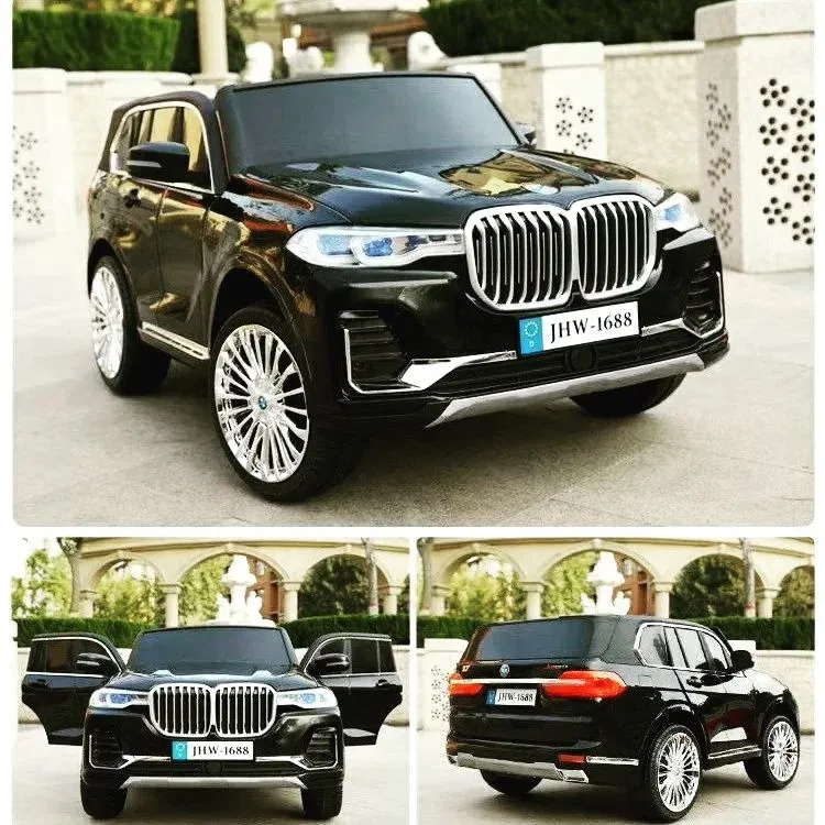 BMW X7 двухместная и большая машина электромобиль для детей 4x4 12V7Ah 2