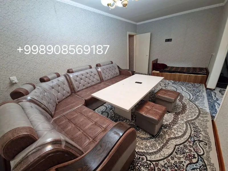 Гостиница Азия ёнидаги 12 каватли домда ,2 хонали квартира ижарага бор — фото 1