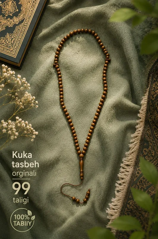 Kuka daraxtidan tasbeh orginali 100% tabiiy 2