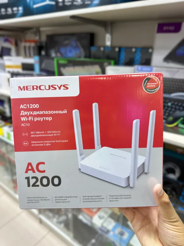 Mercusys AC1200 AC10 – Tezkor va barqaror wifi