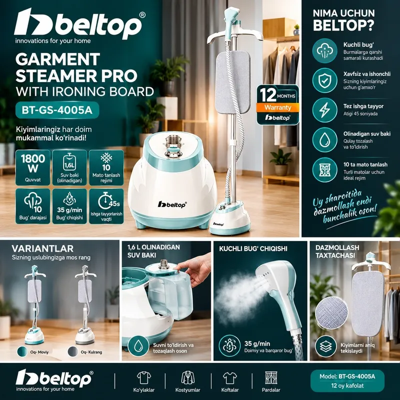 Паровой утюг Beltop 2