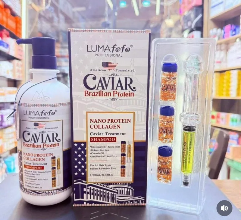 LUMA fofo Caviar Brazilian Protein Shampoo! 2 LUMA fofo Caviar Brazilian Protein Shampoo! 2