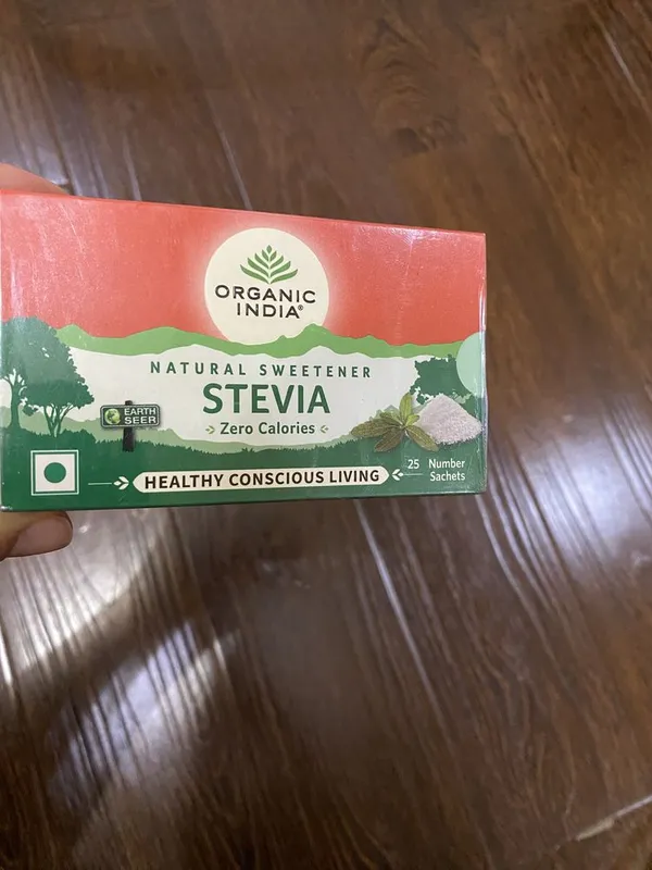 Стевия Натуральный подсластитель Organic India Stevia (25 саше) 2 Стевия Натуральный подсластитель Organic India Stevia (25 саше) 2