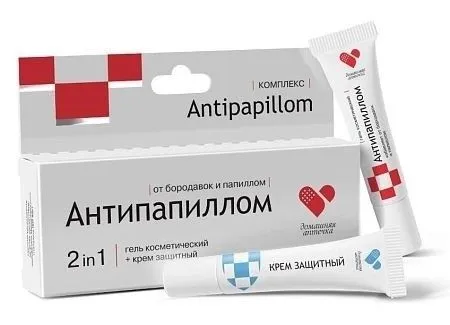Антипапиллом гель 2 в 1 1