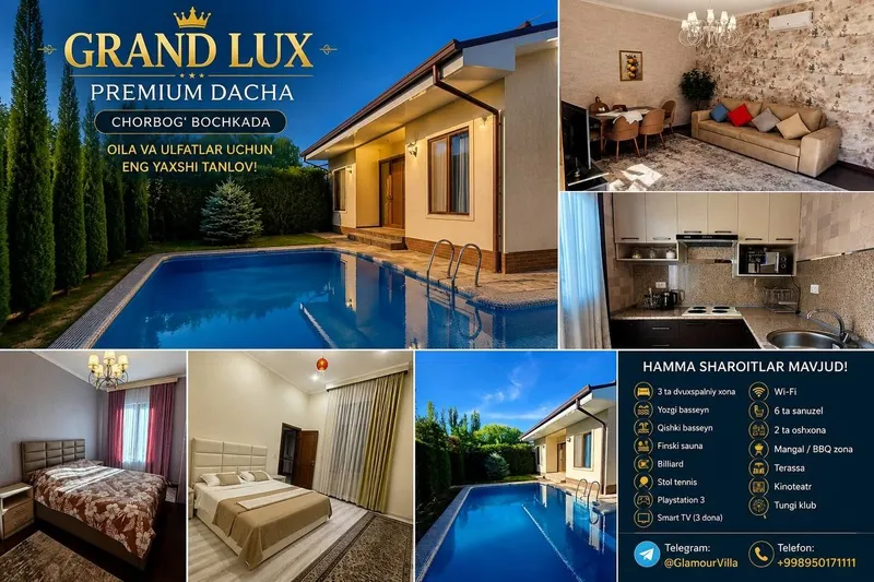 Chorbog’da Premium Dacha Ijarasi bez makler