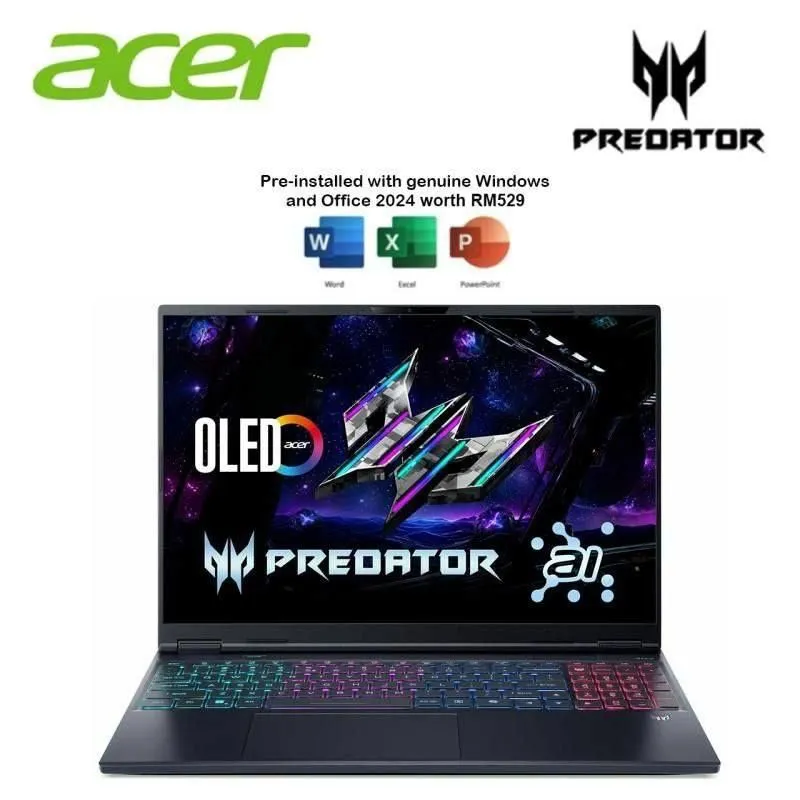 Acer Predator Helios Neo 16S Ai U9-275HX rtx 5060 8G 1 Acer Predator Helios Neo 16S Ai U9-275HX rtx 5060 8G 1