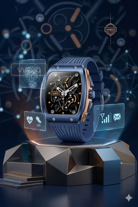 Умные часы в стиле Richard Mille , Green lion. 4