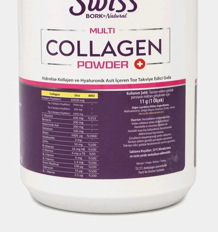 Swiss Bork Multi Collagen Powder, 330 gr — фото 3