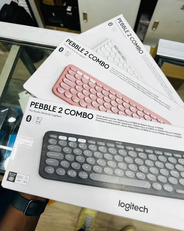 Logitech Pebble 2 Combo Беспроводная Клавиатура K380 и мышка/мышь M350 — фото 3