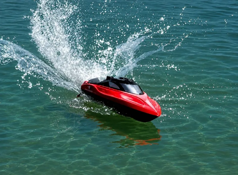 Катер на радиоуправлении / H120 red 1 Катер на радиоуправлении / H120 red 1