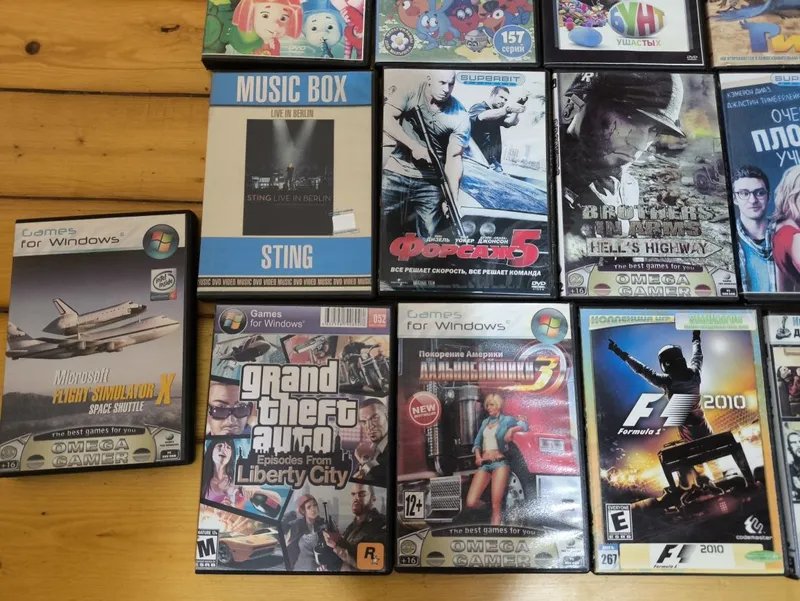 Диски CD DVD, Кассеты фильмы, мультики, музыка — фото 5