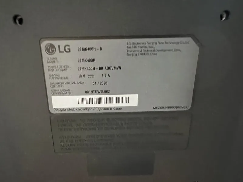 LG 27 FullHD ips 75hz 4