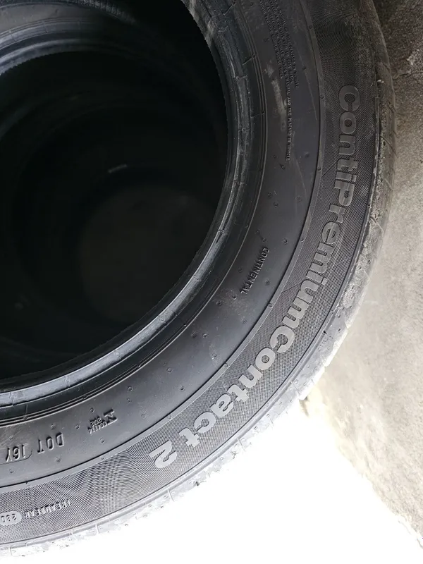 Комплект шин на кобальт continental 195/65/R15 2025г.в. почти новые