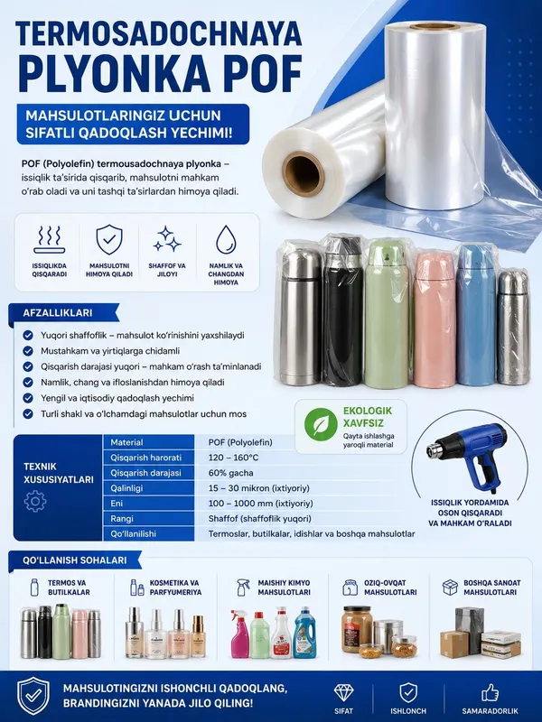 termousadochnaya paket POF termousadka plyonka термоусадочная пленка 4 termousadochnaya paket POF termousadka plyonka термоусадочная пленка 4