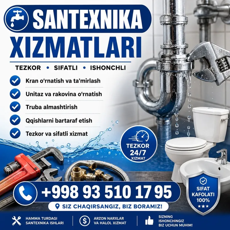 Santexnika xizmati 24 7 Сантехника хизмати 24/7 1 Santexnika xizmati 24 7 Сантехника хизмати 24/7 1