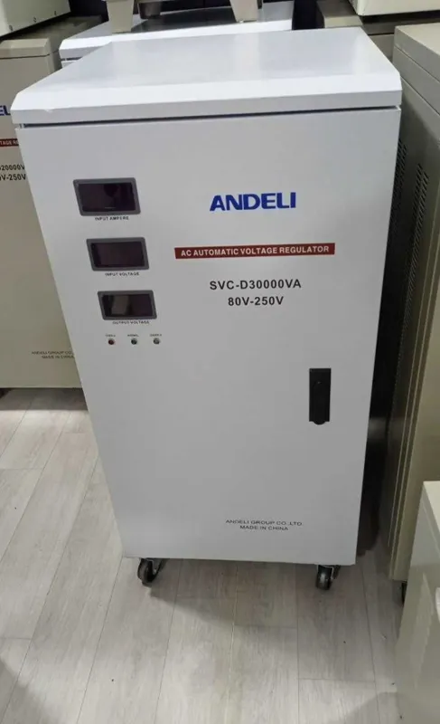 Стабилизаторы напряжения Andeli stablizator 30.000 Модель SVC-30000VA- — фото 3