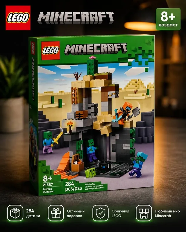 LEGO Minecraft Zombie Dungeon | 21587 | Оригинал | Новый 1
