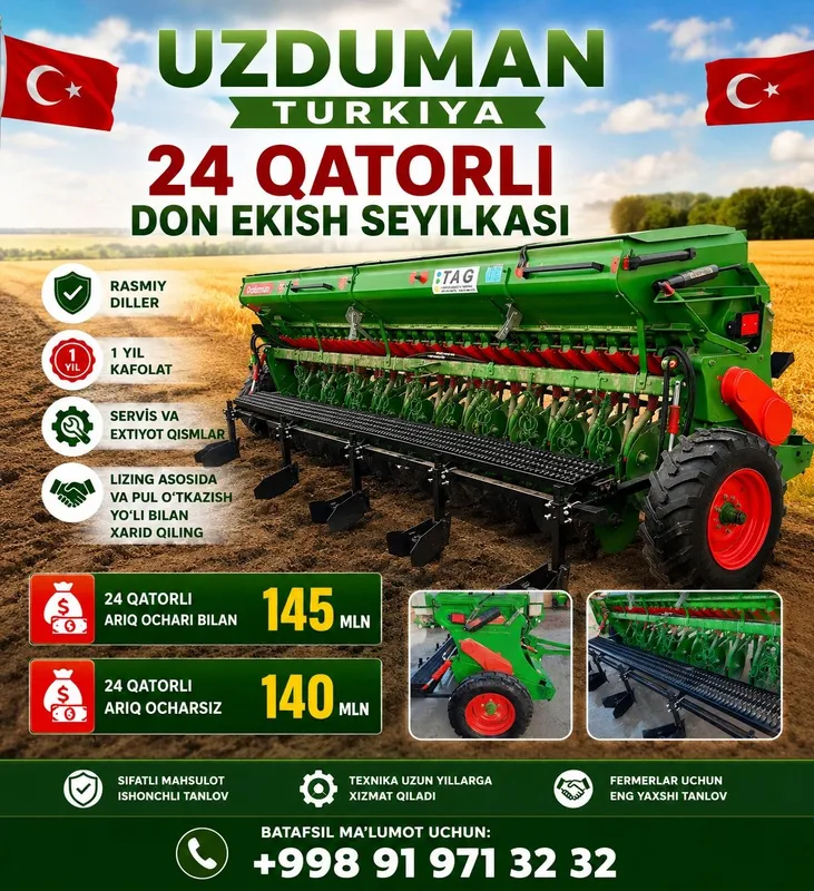 24 qatorli don ekish seyilkasi 24 qatorli don ekish seyilkasi