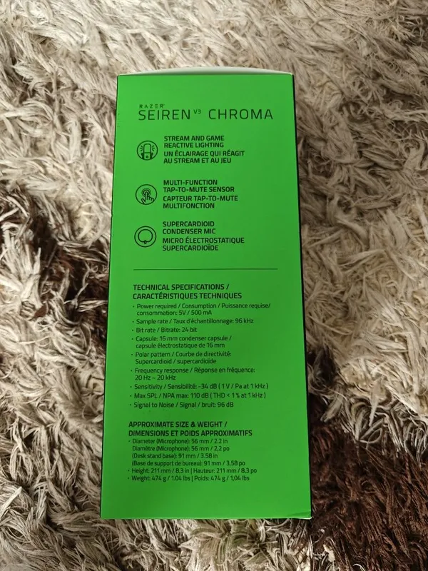 Микрофон Razer Seiren V3 Chroma RGB — фото 1
