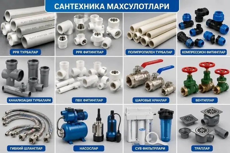 Сантехника махсулотлари 1 Сантехника махсулотлари 1