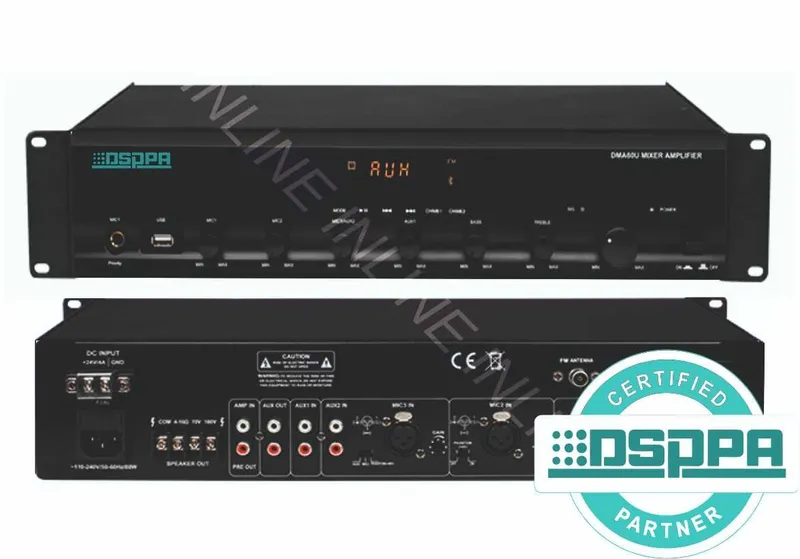 Цифровой микшер усилитель DMA650U (650W) MP3/FM