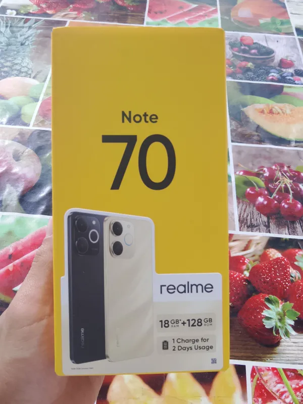 Realmi not 70 Gold rangda