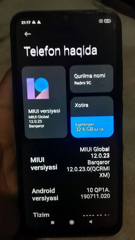 Redmi 9C 64gb yaxshi holotda. — фото 3